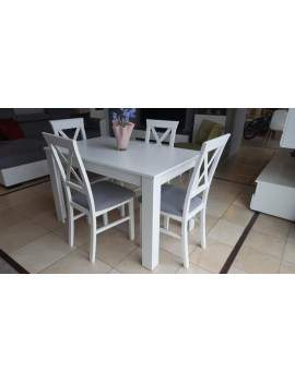 Zestaw stół Ramen midi + 4 krzesła Alla