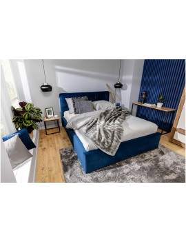 Luria łóżko tapicerowane z podnośnikiem 160